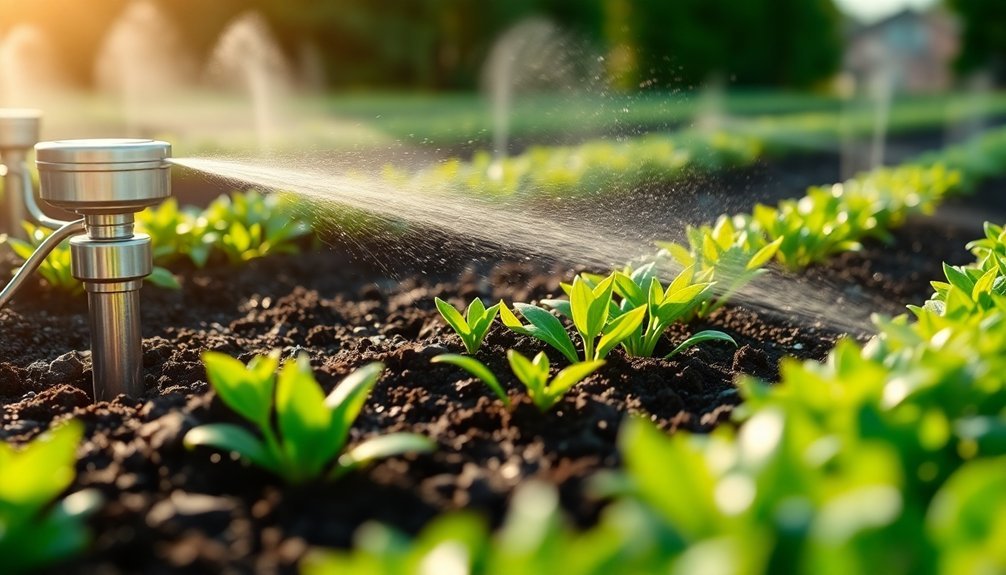 automated irrigation for hedgerows