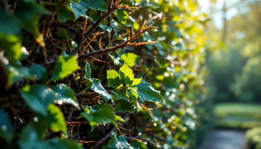 best thorny security hedges