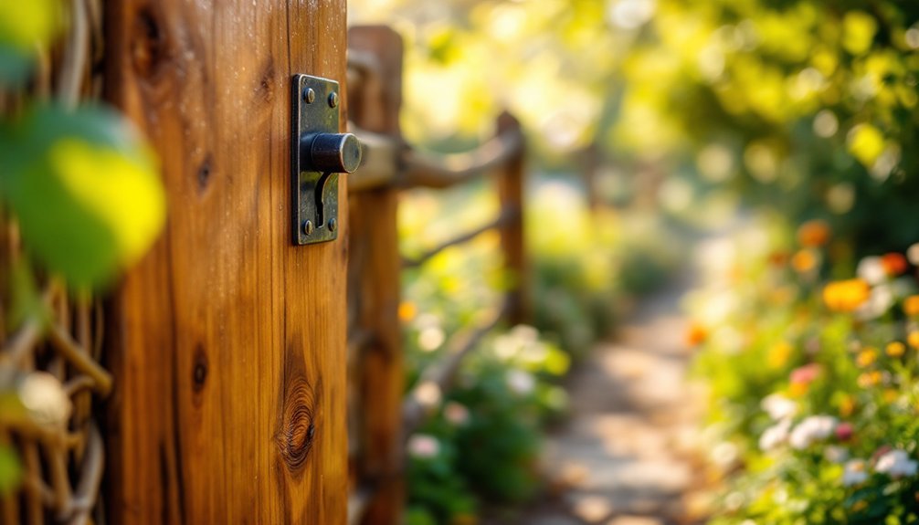best wooden gate latches