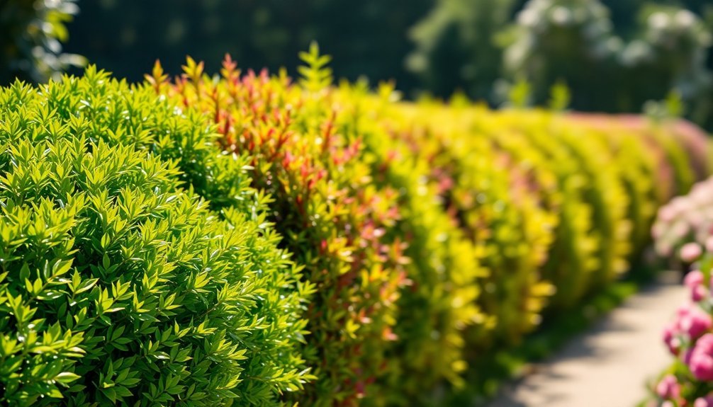 choosing suitable hedge plants