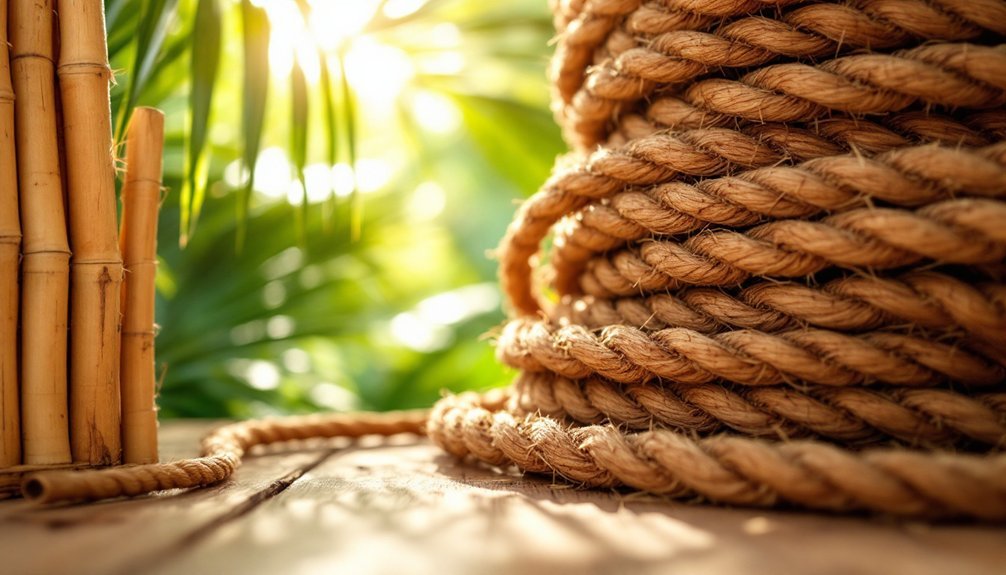 coconut fiber ropes for fencing