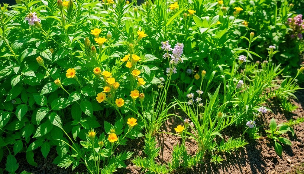 companion planting enhances biodiversity