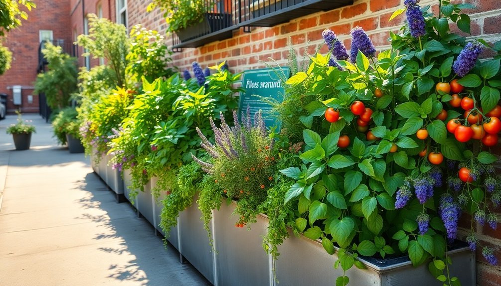 edible barriers for gardening