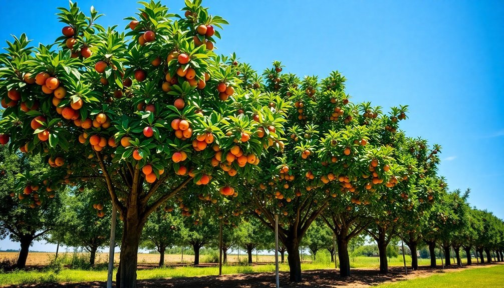 fruit trees as boundaries