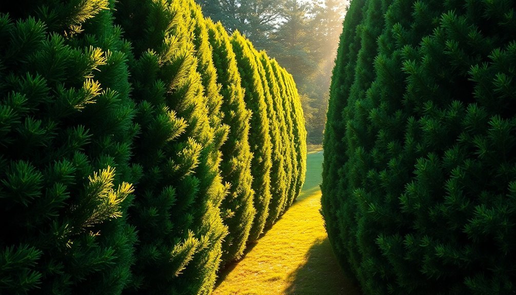 midsummer care for conifers