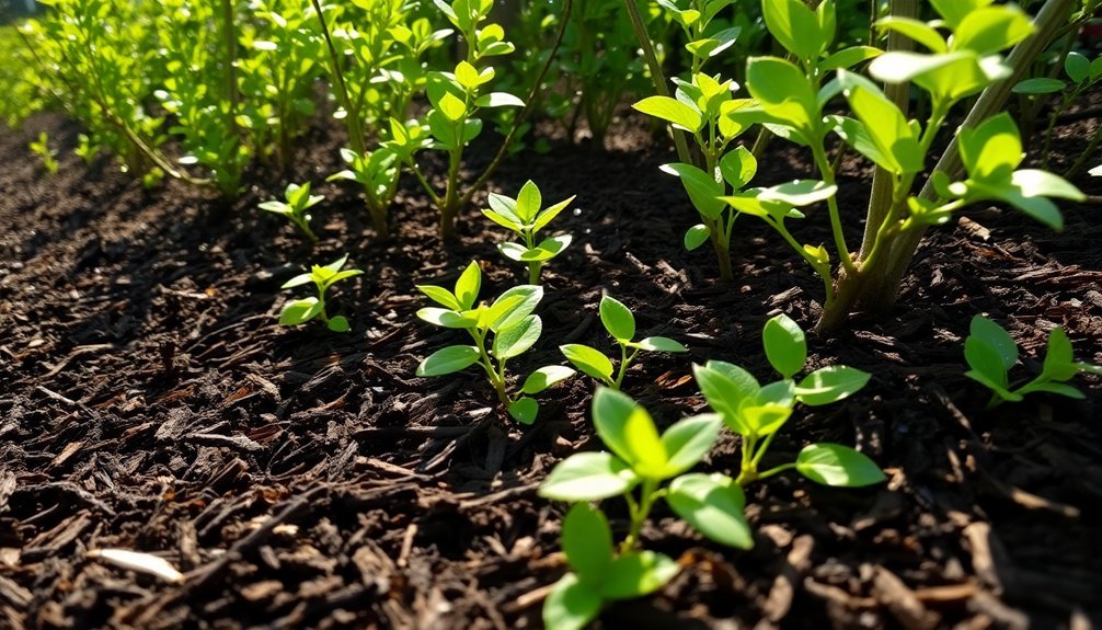 mulching and weed management