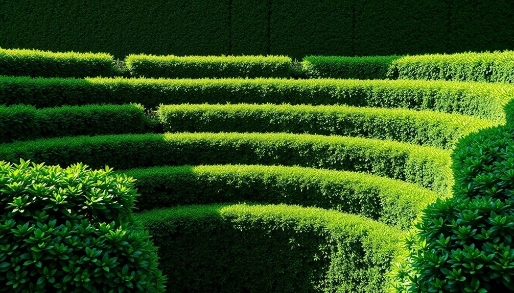 multi tiered hedge design principles