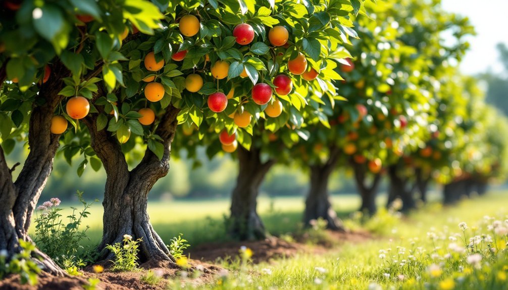 natural boundaries with fruit