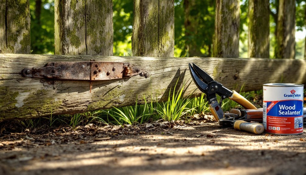 natural fence upkeep schedule