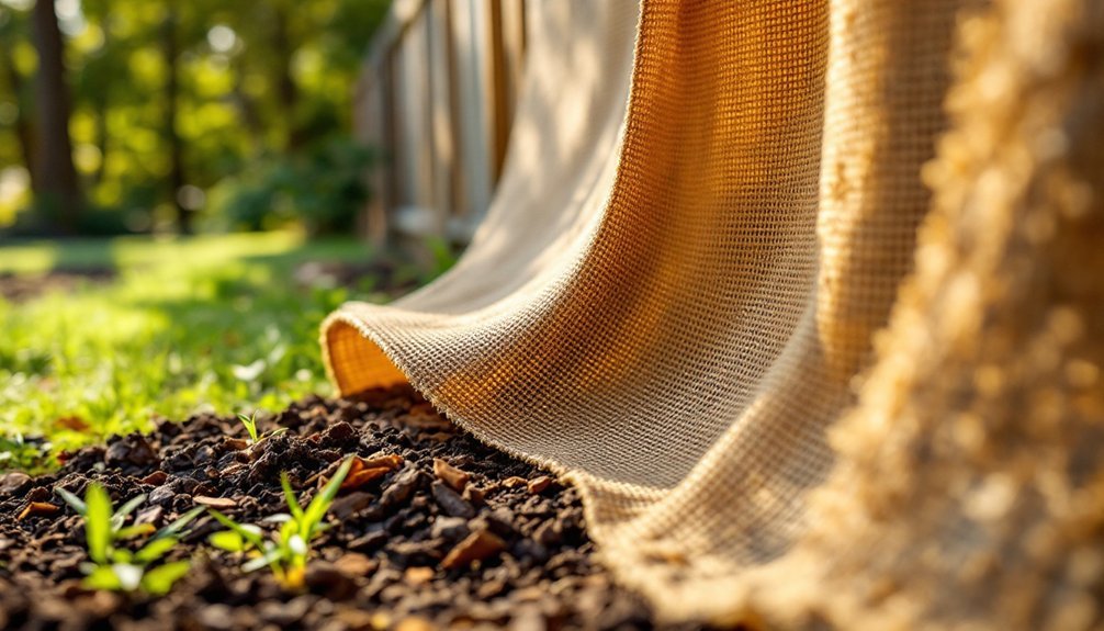 natural jute weed prevention fabrics