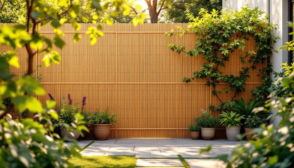 natural privacy fence options