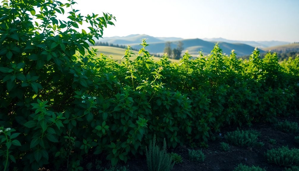 nitrogen fixing boundary plants