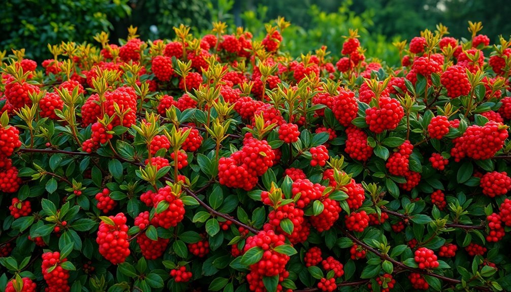 pyracantha as protective barrier