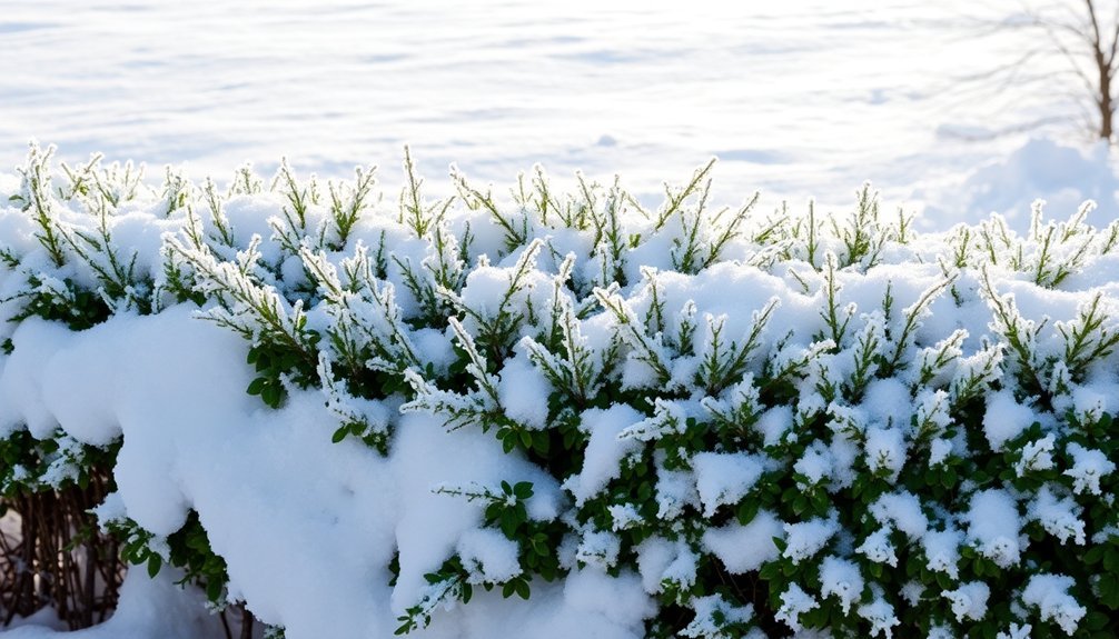 snow resistant hedge planting strategies