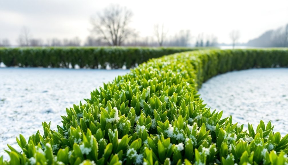 snow zone hedge planting tips