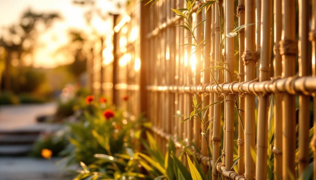 sustainable bamboo fence panels