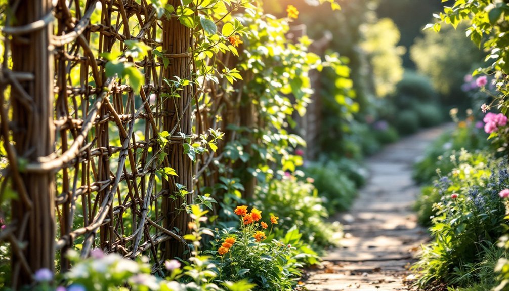 sustainable garden boundary panels