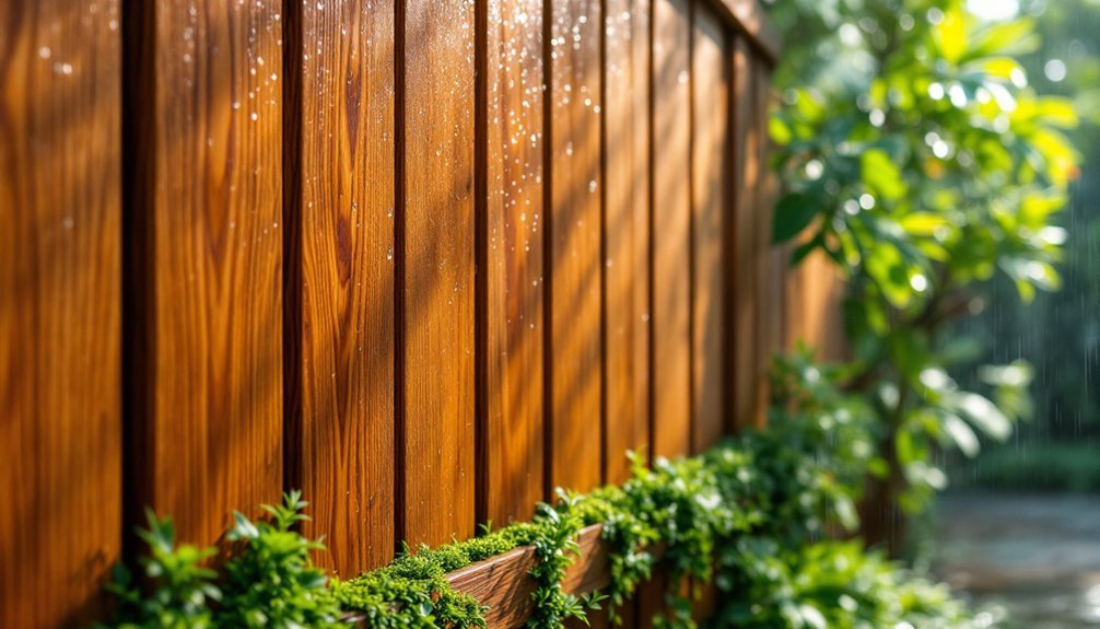 sustainable teak fence panels