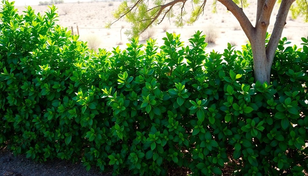 texas privet boundary plant