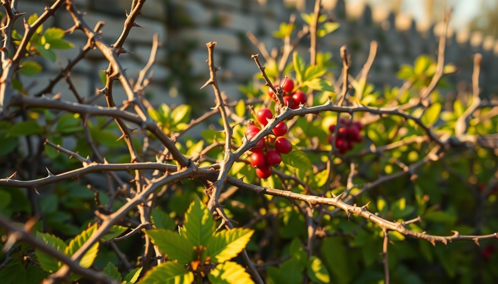 thorny plants for security