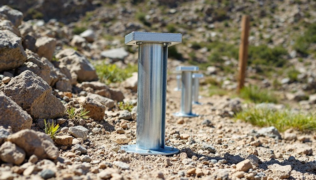 versatile fence post supports