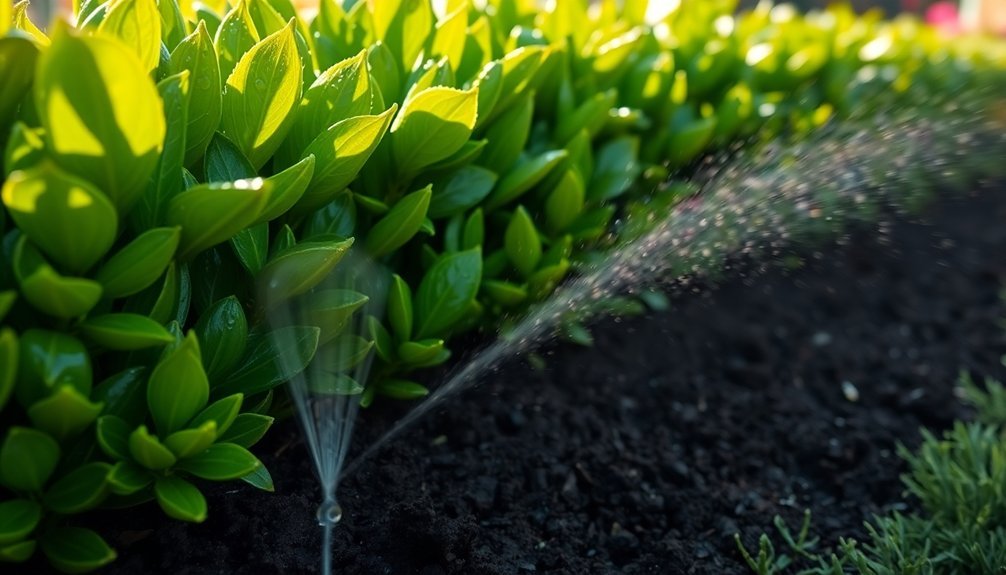 watering techniques for hedges