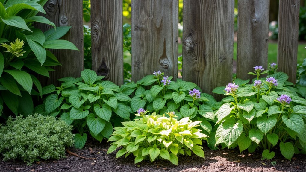 attractive low maintenance fence plants