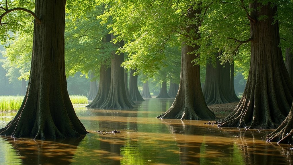 bald cypress living fences