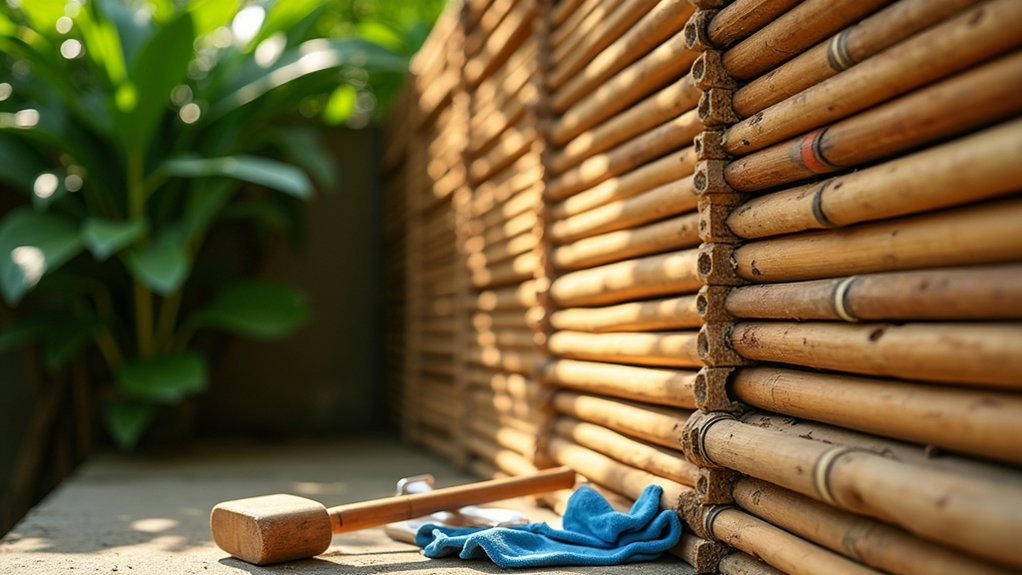 bamboo fence maintenance tips