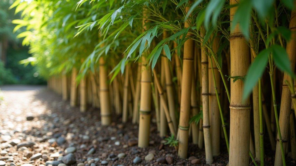 bamboo fence post stabilization methods