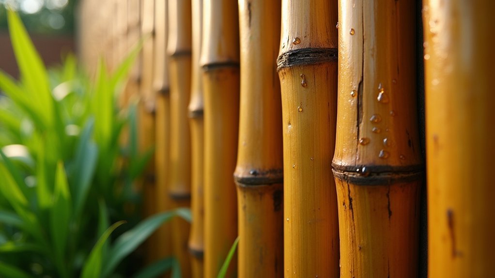 bamboo fence sealing process
