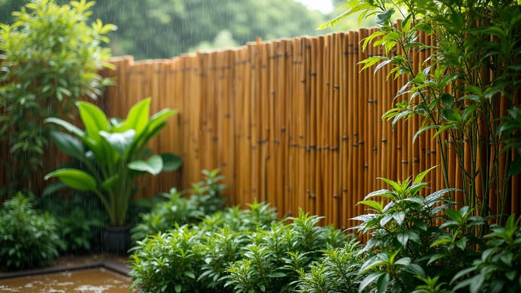 bamboo fence weatherproofing techniques