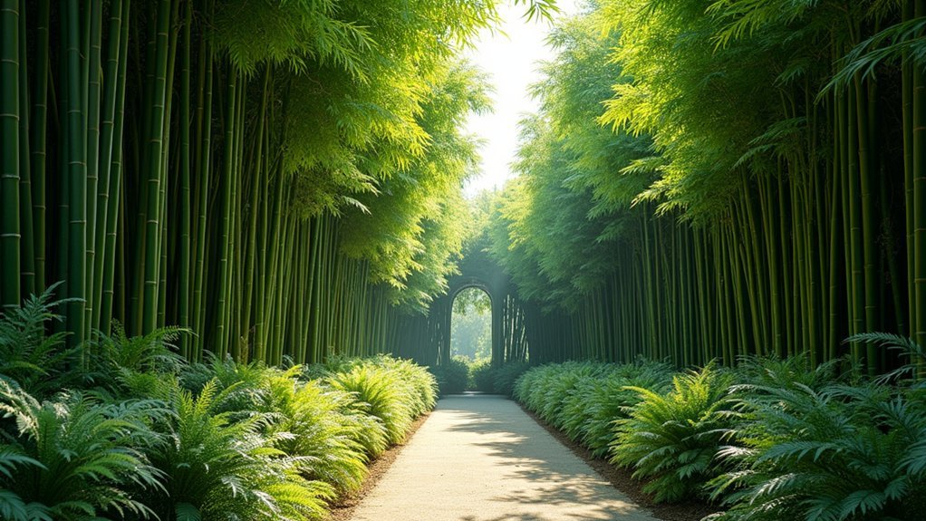 bamboo privacy plant combinations