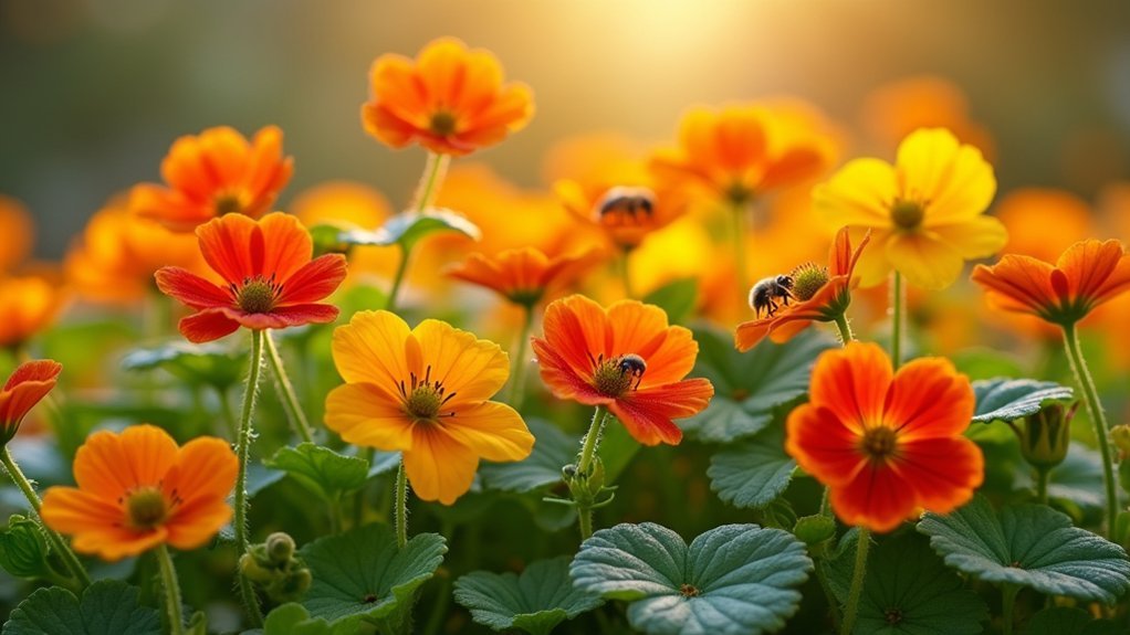 bee friendly edible flowers