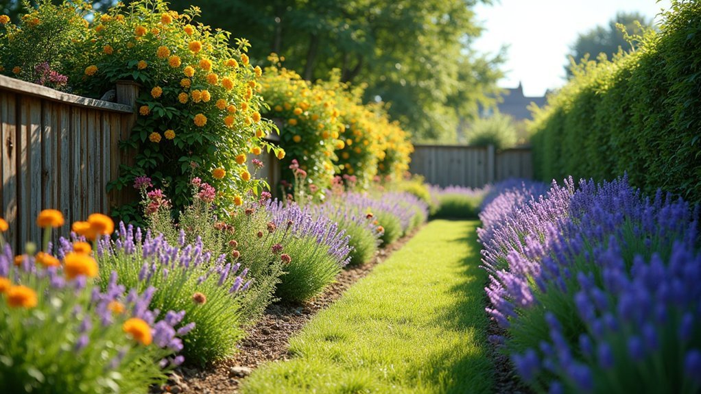 bee friendly garden boundaries