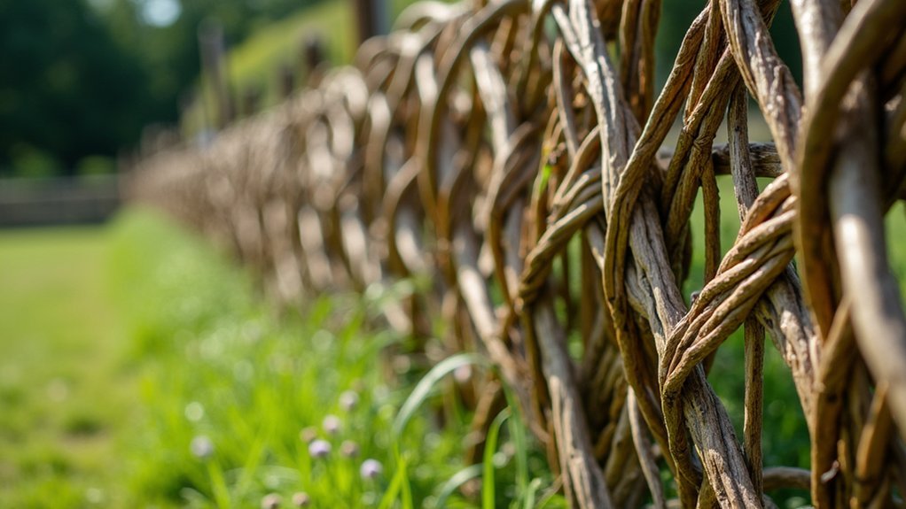 build sturdy willow fence