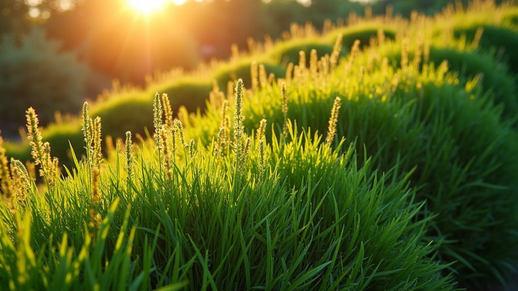 cascading grass privacy screens