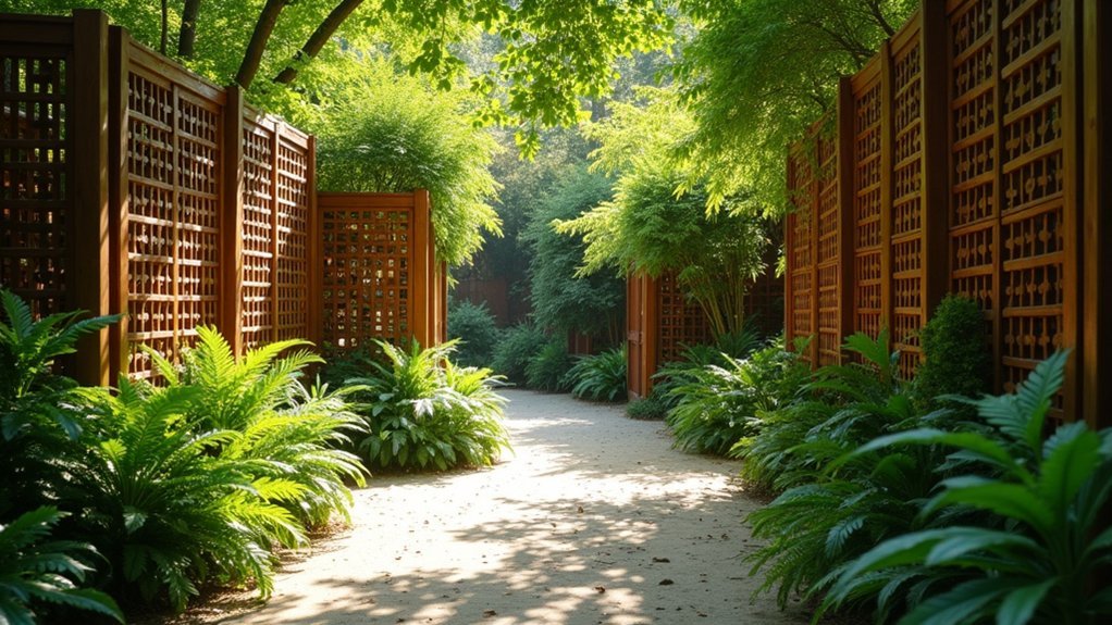 Stylish Garden Barriers for Shady Spaces