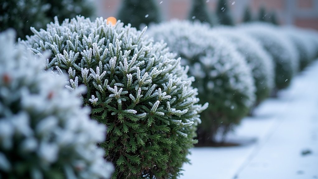 cold hardy hedge selection success