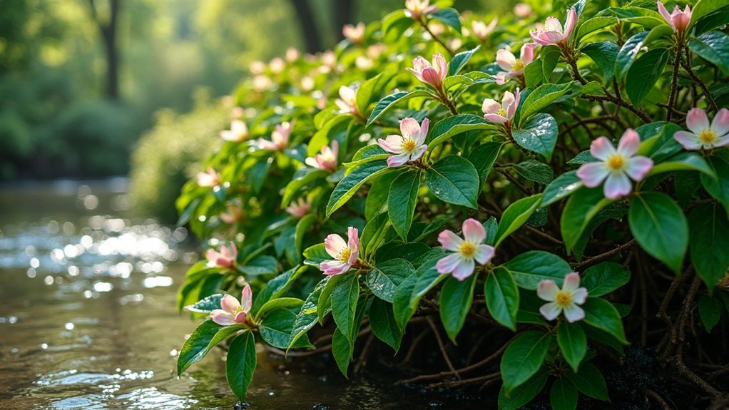 colorful erosion control shrubs