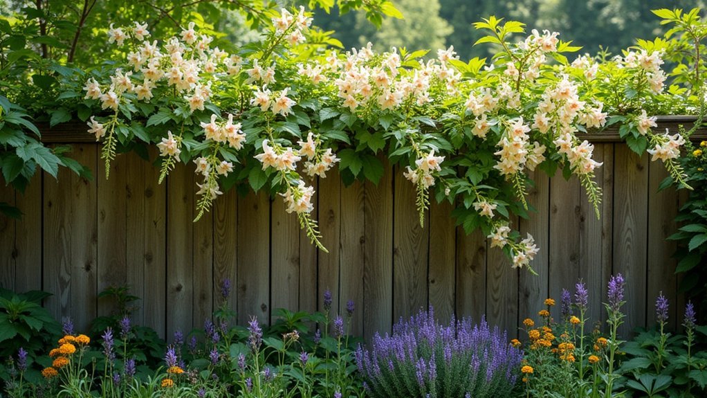 companion plants enhance honeysuckle