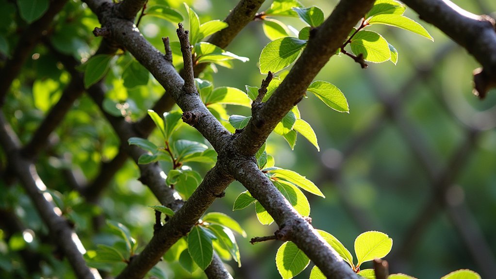 creating diamond fence espalier