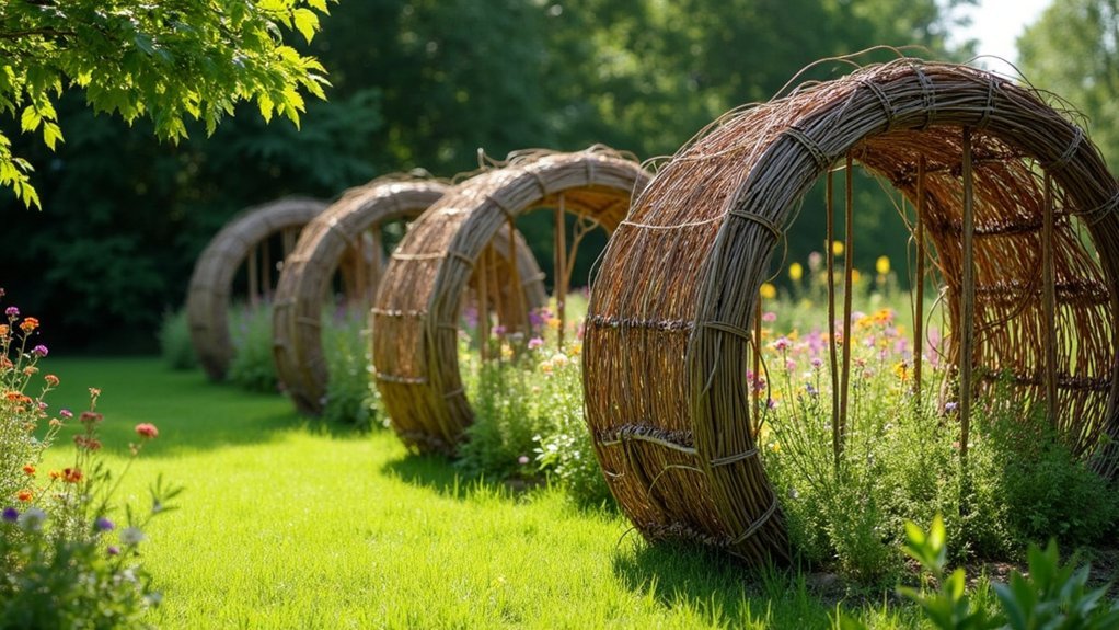 curved willow fence planning