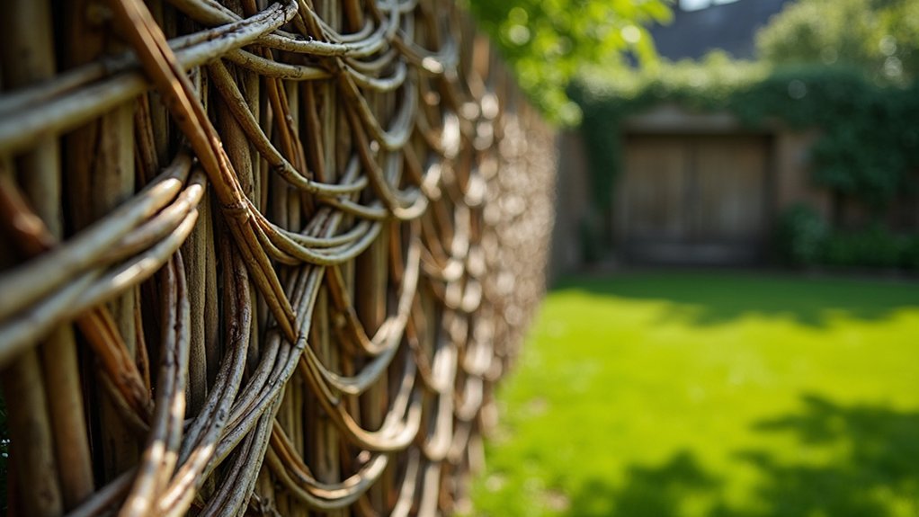 curved willow garden enclosures
