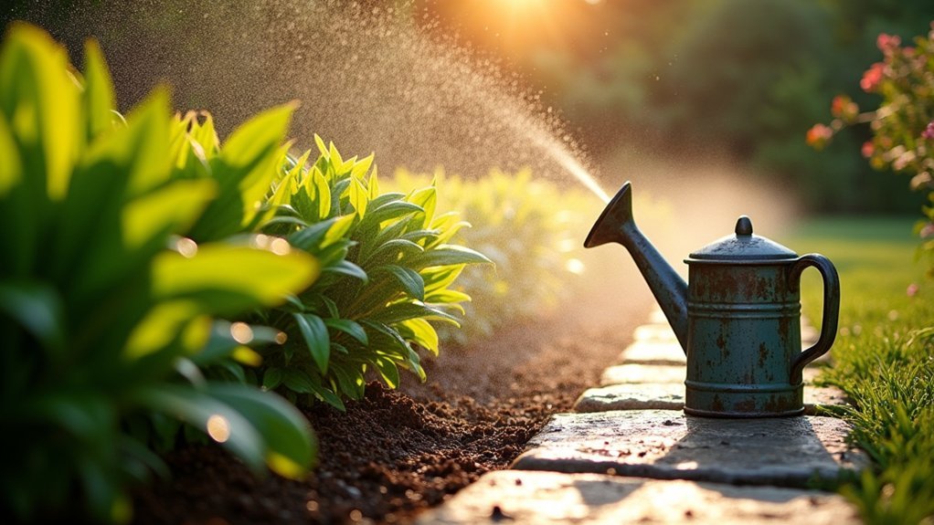 deep watering during heat