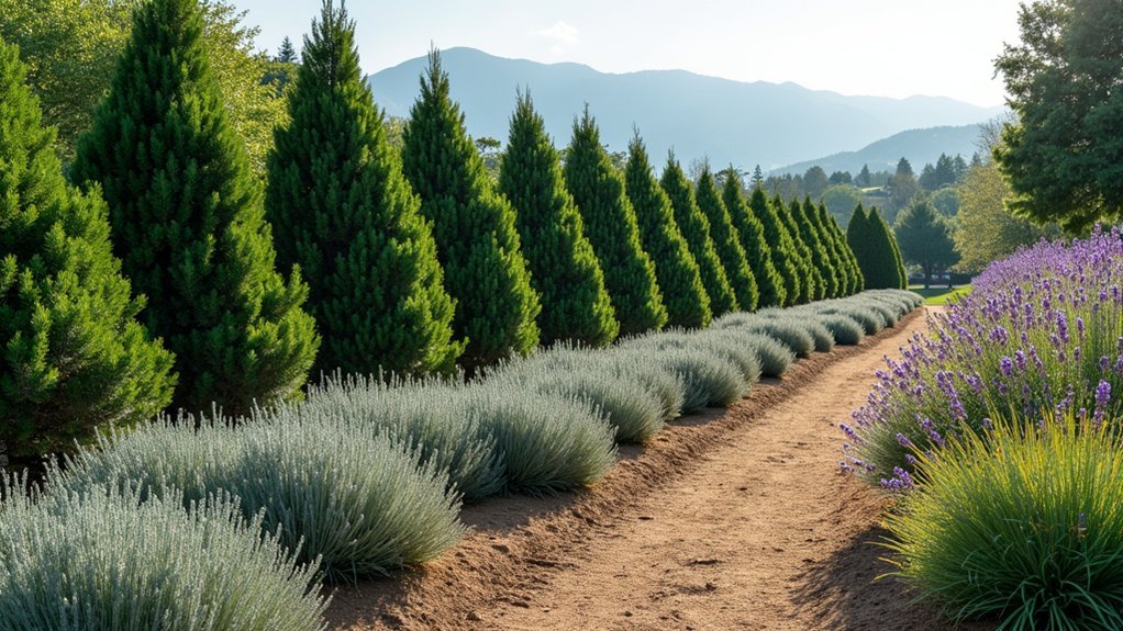 deer resistant natural windbreak plants