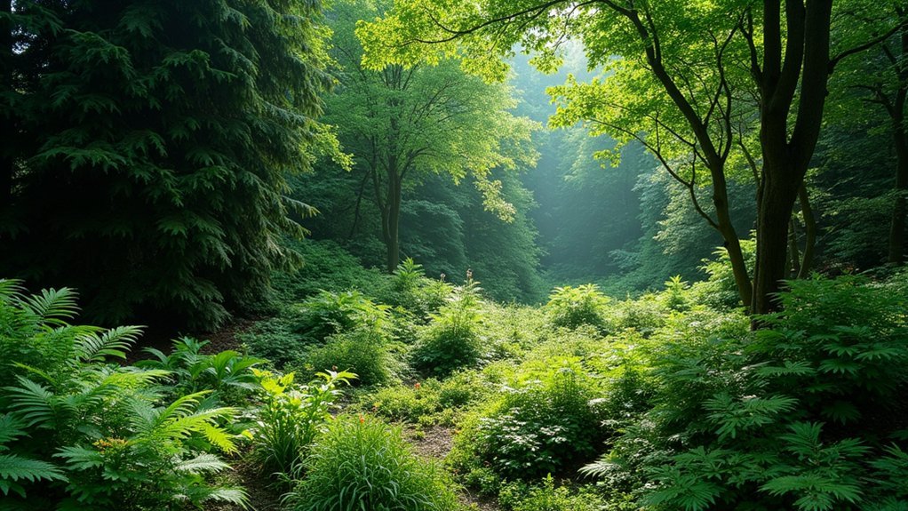 dense foliage sound barrier
