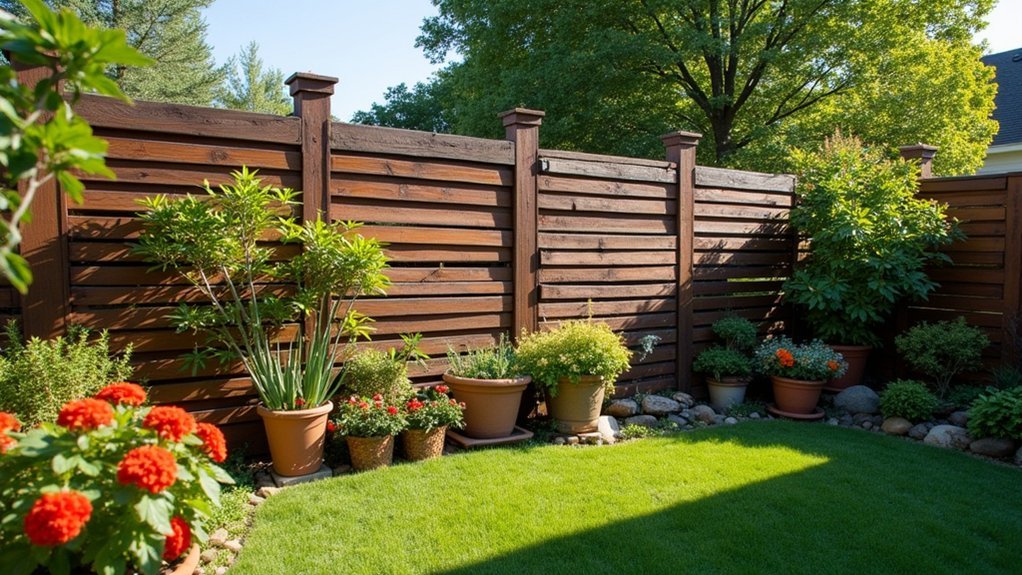 designing a tiered privacy screen