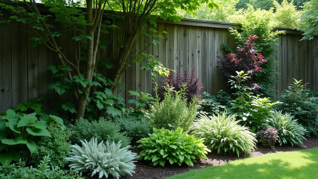 diverse textures enhance shade gardens
