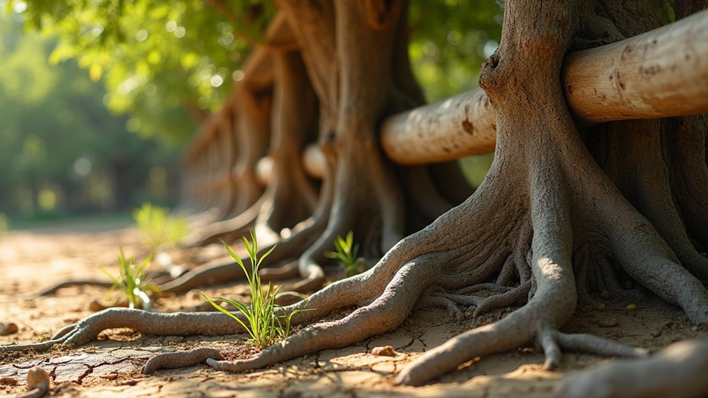 drought resistant fence line trees